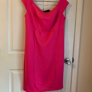 Torrid Pink off shoulder dress size 1